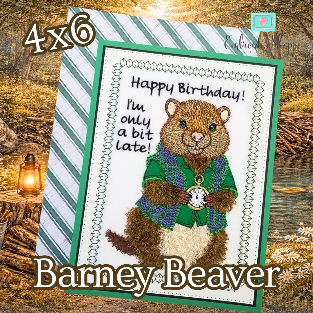 4 x 6 Barney Beaver