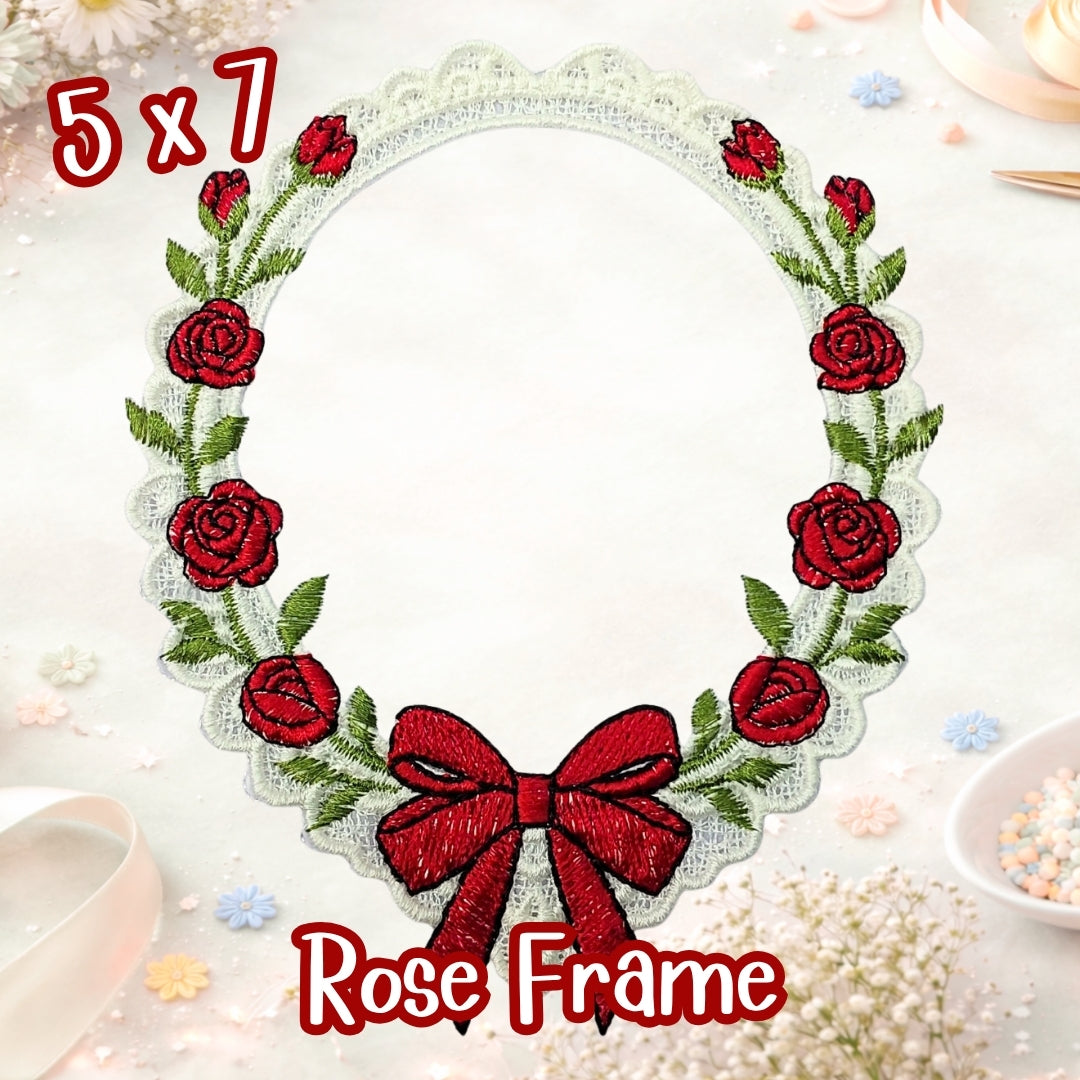 5 x 7 Rose Frame