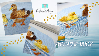 5 x 7 Mother Duck