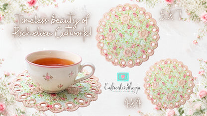 Richelieu Cutwork Coasters