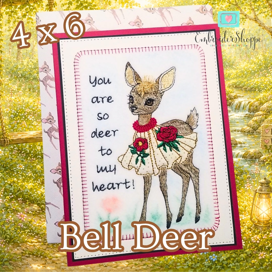 4 x 6 Bell Deer