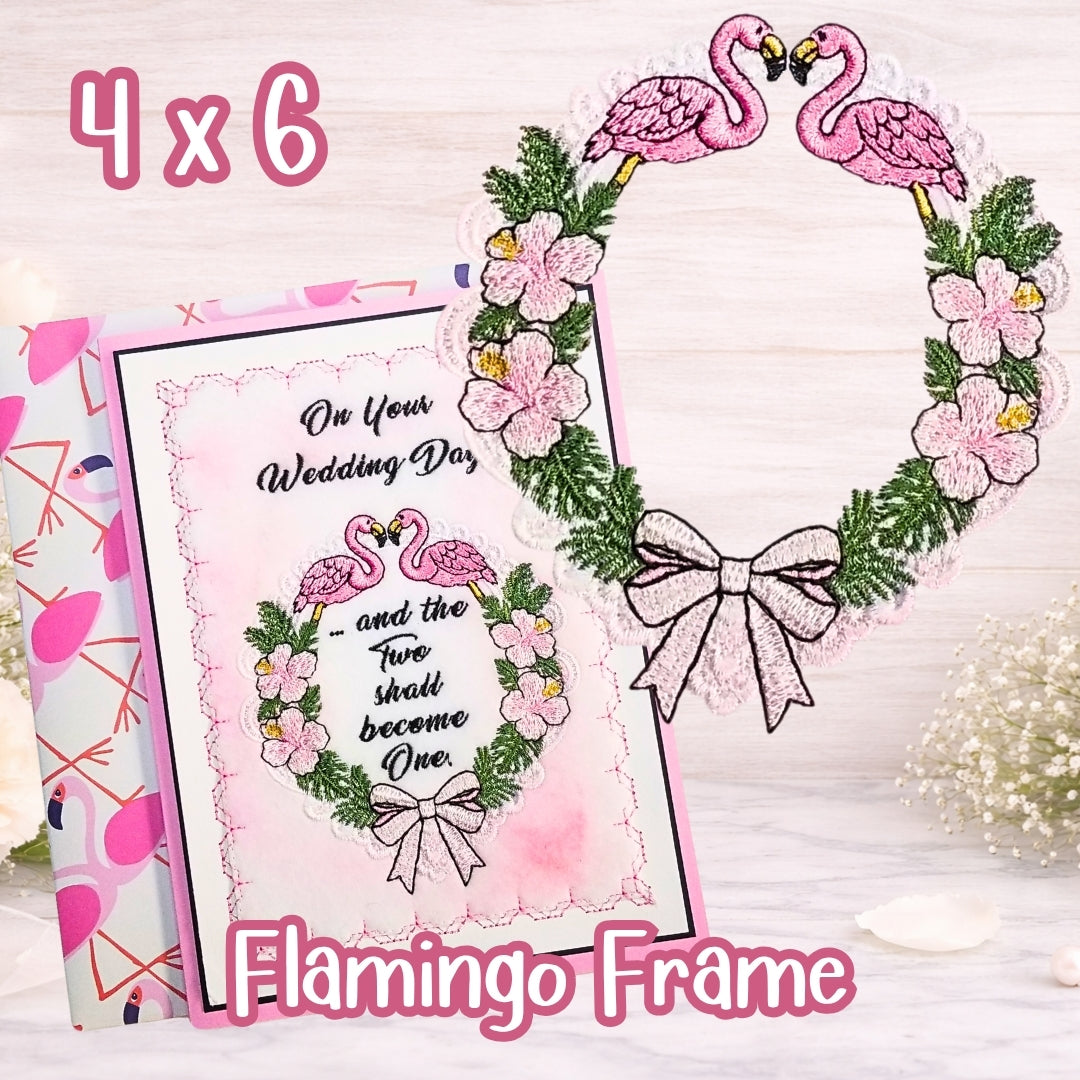 4 x 6 Flamingo Frame