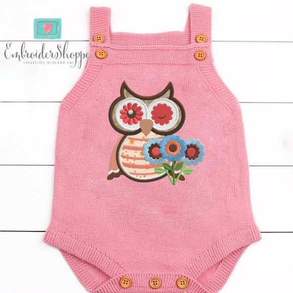 Owl 9 Applique 5x7