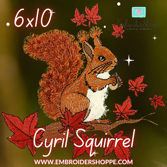 6 x 10 Cyril Squirrel