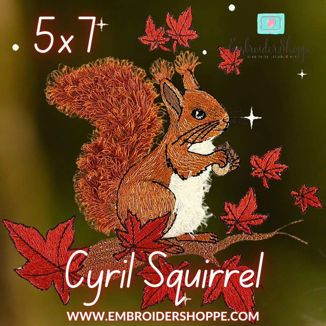 5 x 7 Cyril Squirrel