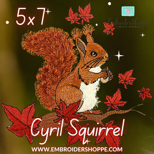 5 x 7 Cyril Squirrel