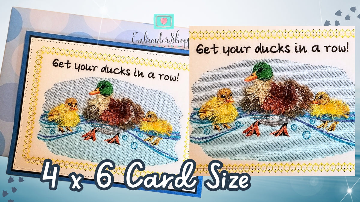 4 x 6 Mother Duck