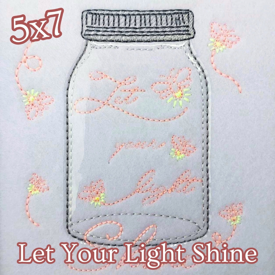 5 x 7 Let You Light Shine