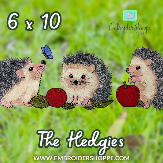 6 x 10 The Hedgies