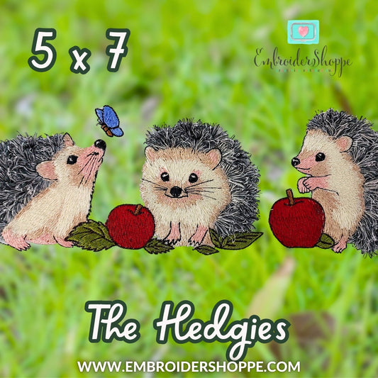 5 x 7 The Hedgies