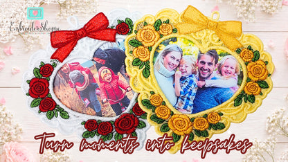 6 x 10 Photo Heart Frame