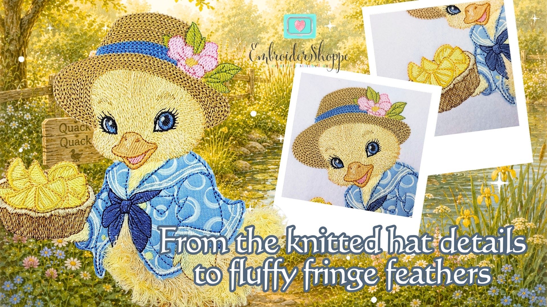 5 x 7 Duckling Daisy