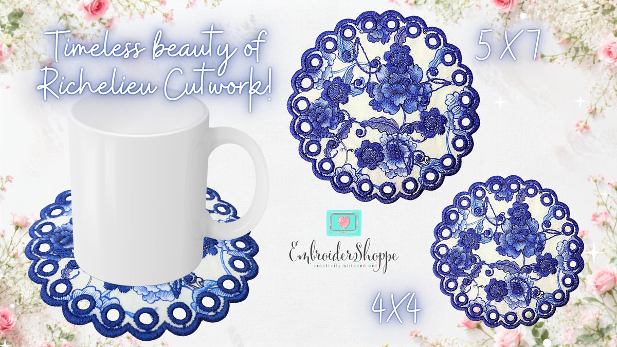 Richelieu Cutwork Coasters