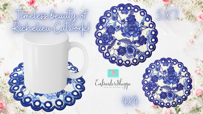Richelieu Cutwork Coasters