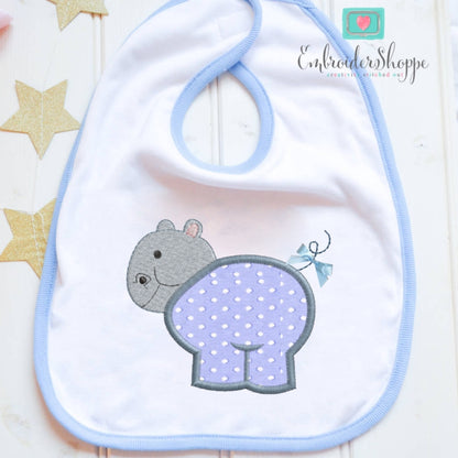 Hippo Applique