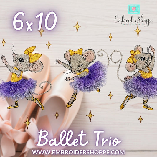6 x 10 Ballet Trio