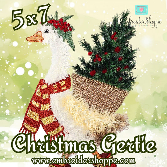 5 x 7 Christmas Gertie