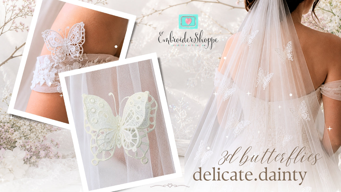 Double Lace Butterfly