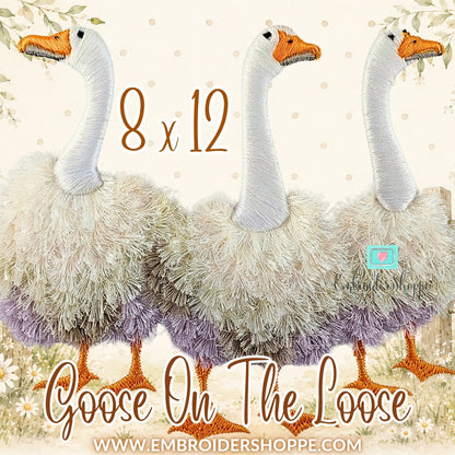 8x12 Goose On The Loose