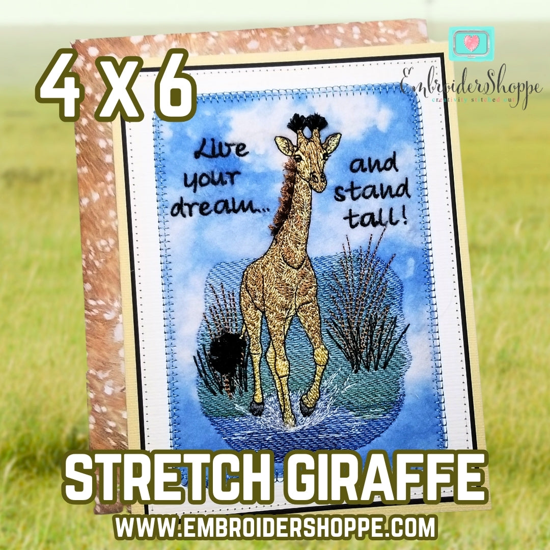 4 x 6 Stretch The Giraffe