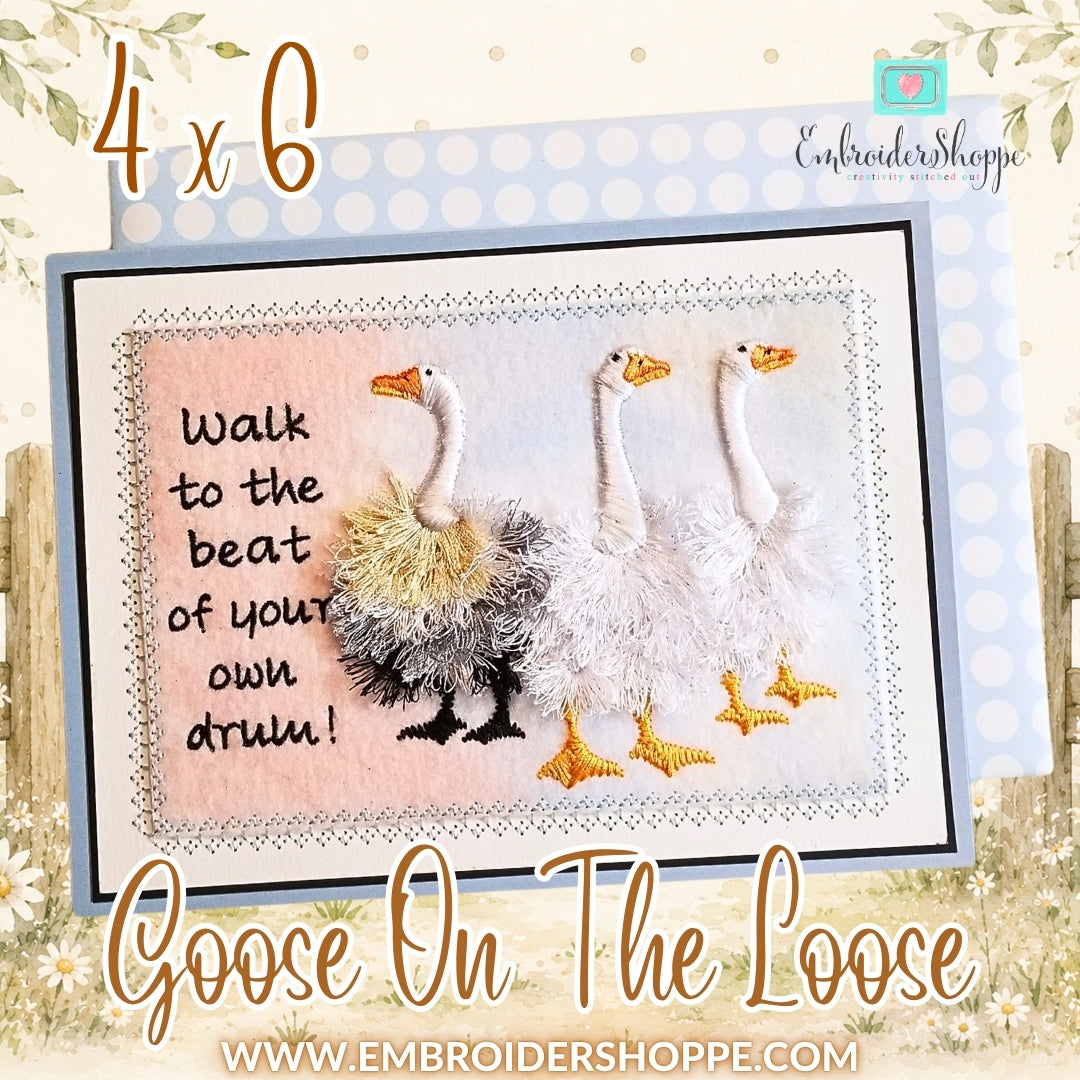 4x6 Goose On The Loose