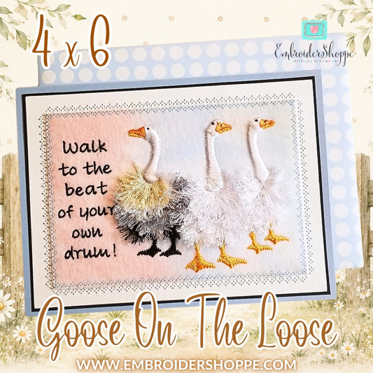 4x6 Goose On The Loose