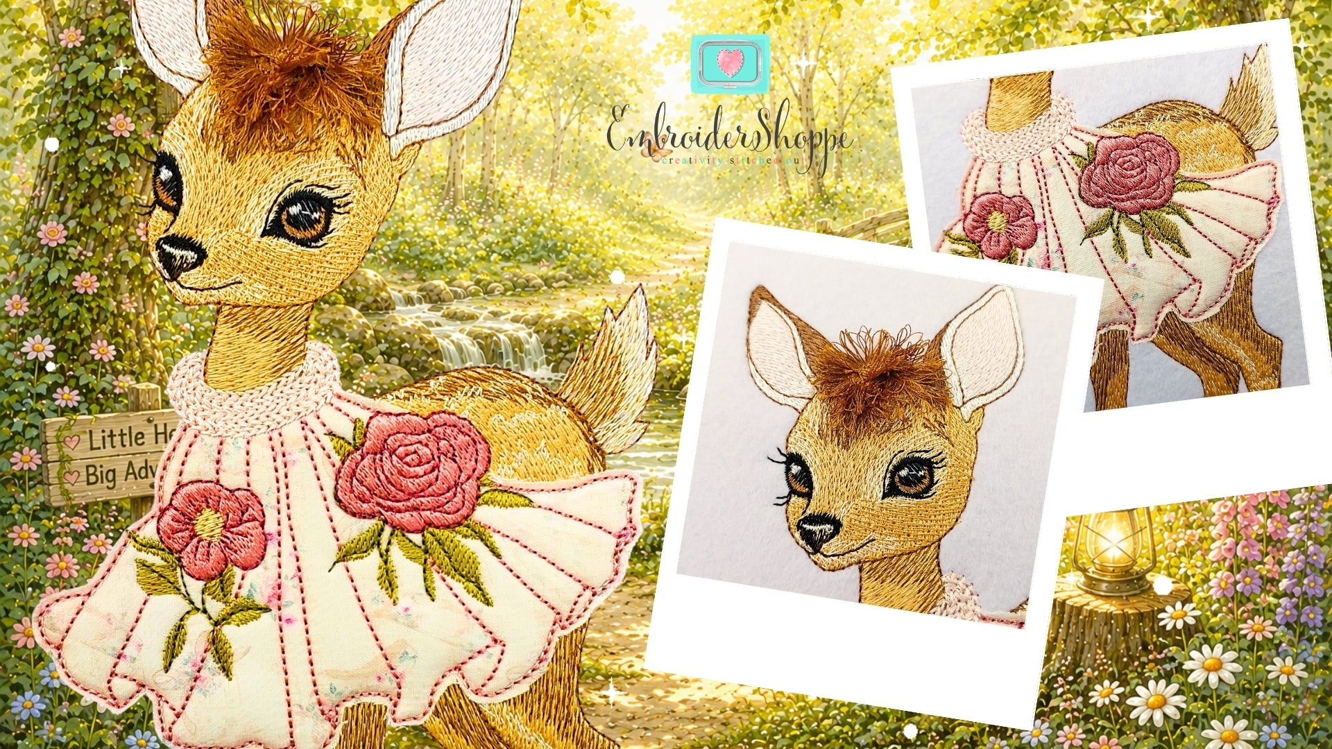 6 x 10 Bell Deer