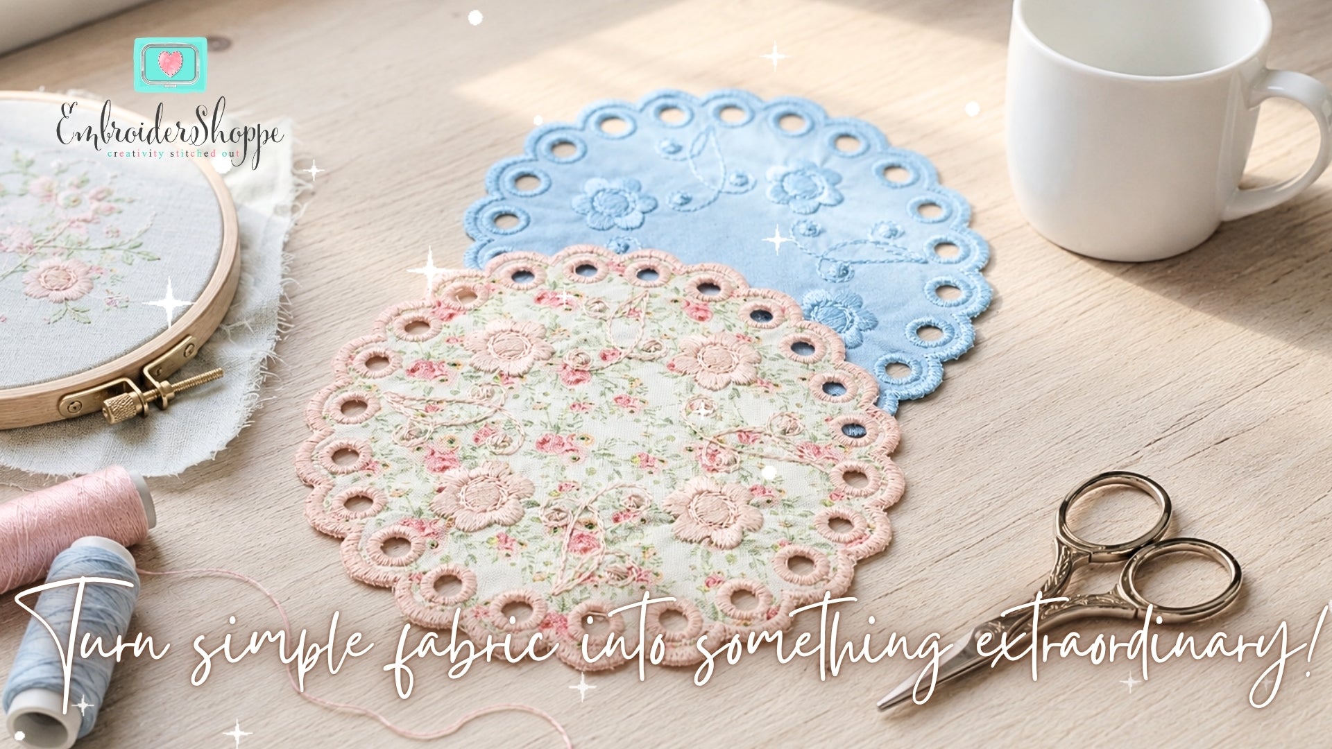 Richelieu Cutwork Coasters