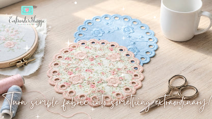 Richelieu Cutwork Coasters