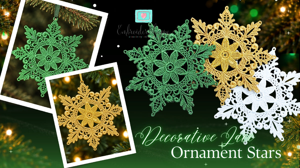 Decorative Lace Stars