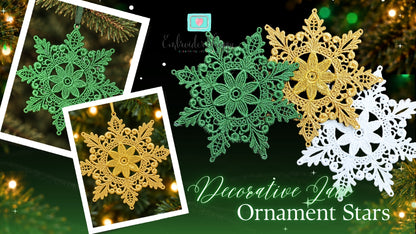 Decorative Lace Stars