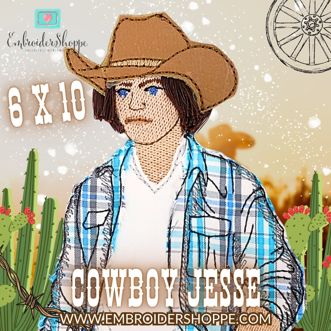 6 x 10 Cowboy Jesse