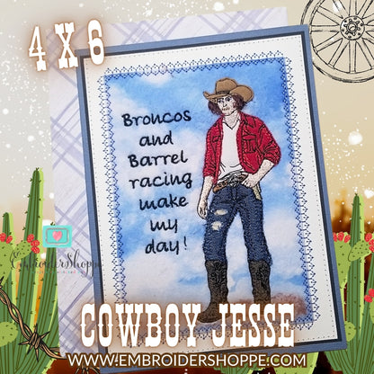 4 x 6 Cowboy Jesse