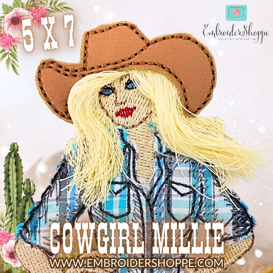 5 x 7 Cowgirl Millie