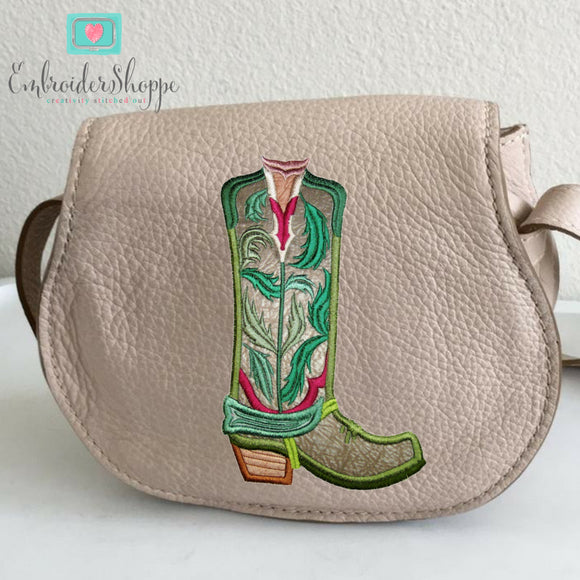 Maple Leaf Overlay Boots Applique