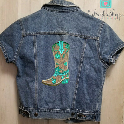 Robin Cognac and Turquoise Foliage