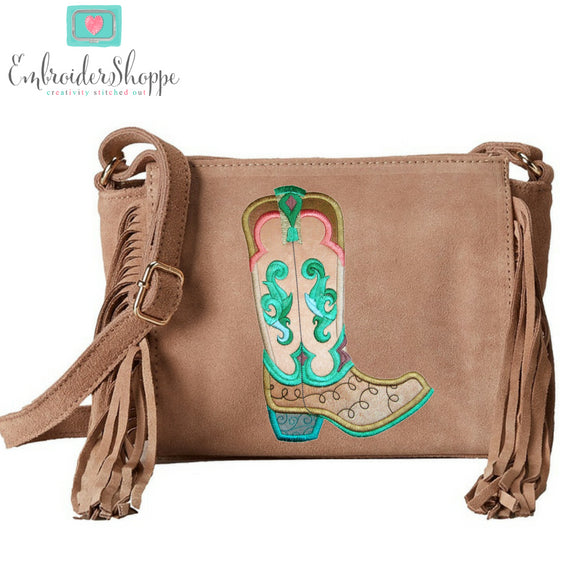 Sandy Paisley Jane Boots Applique