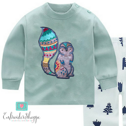 Tribal Woodland Applique Set