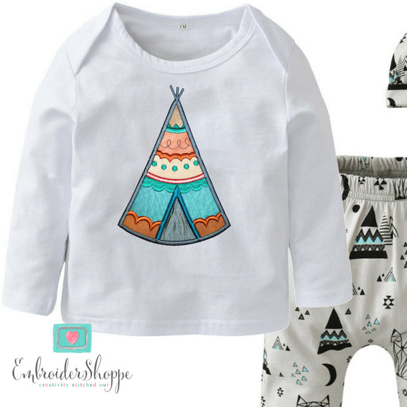 Tribal Woodland Applique Set