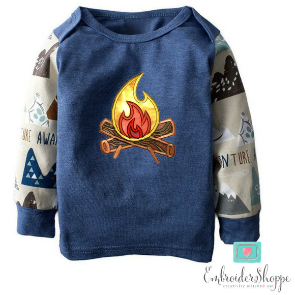 Camp Fire Applique