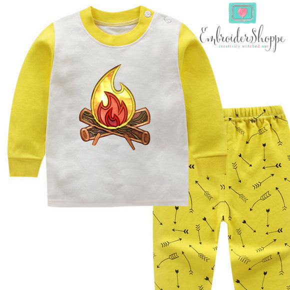 Camp Fire Applique