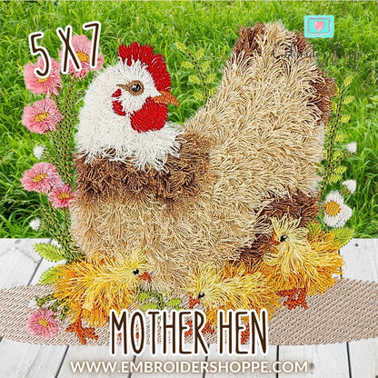 5 x 7 Mother Hen