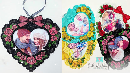 6 x 10 Photo Heart Frame