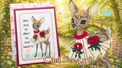 4 x 6 Bell Deer