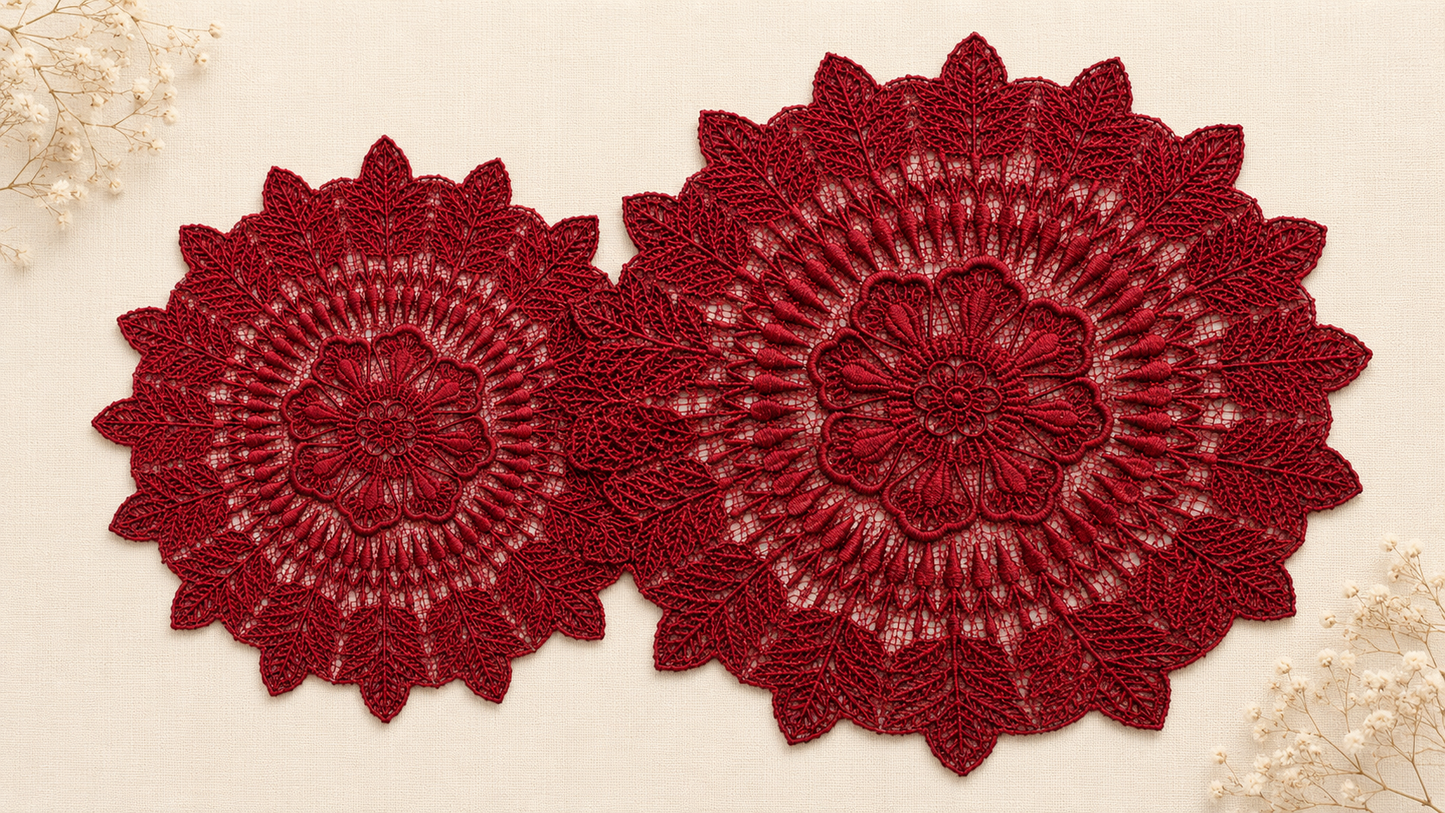 8x8 Large Lace Doily