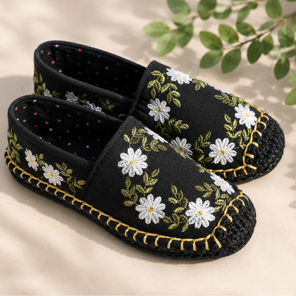 Daisy Espadrille Shoe Pattern