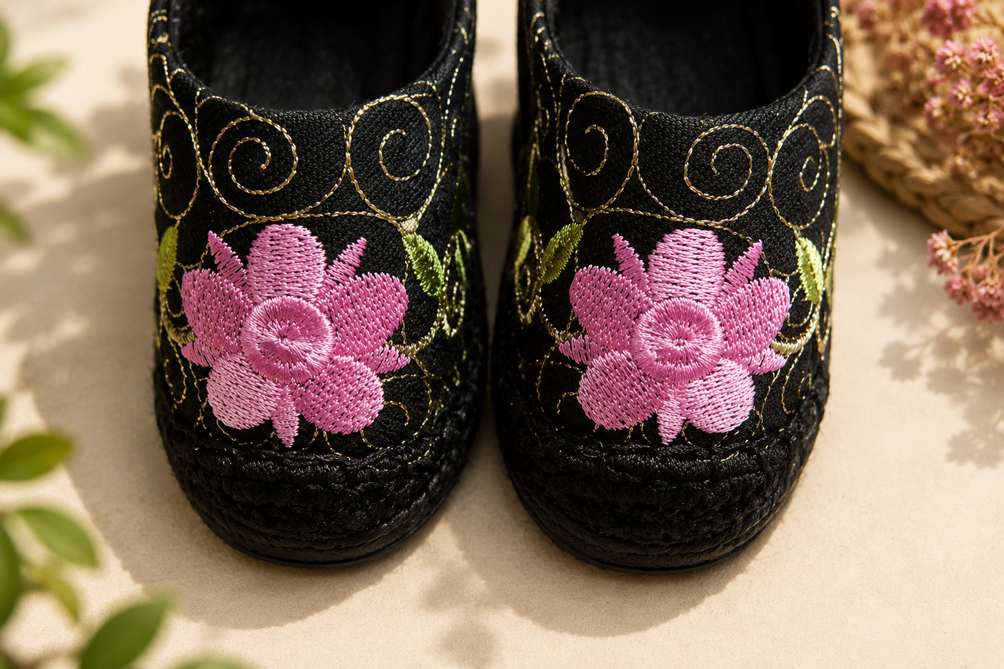Sugar Skull Espadrille Shoe Pattern
