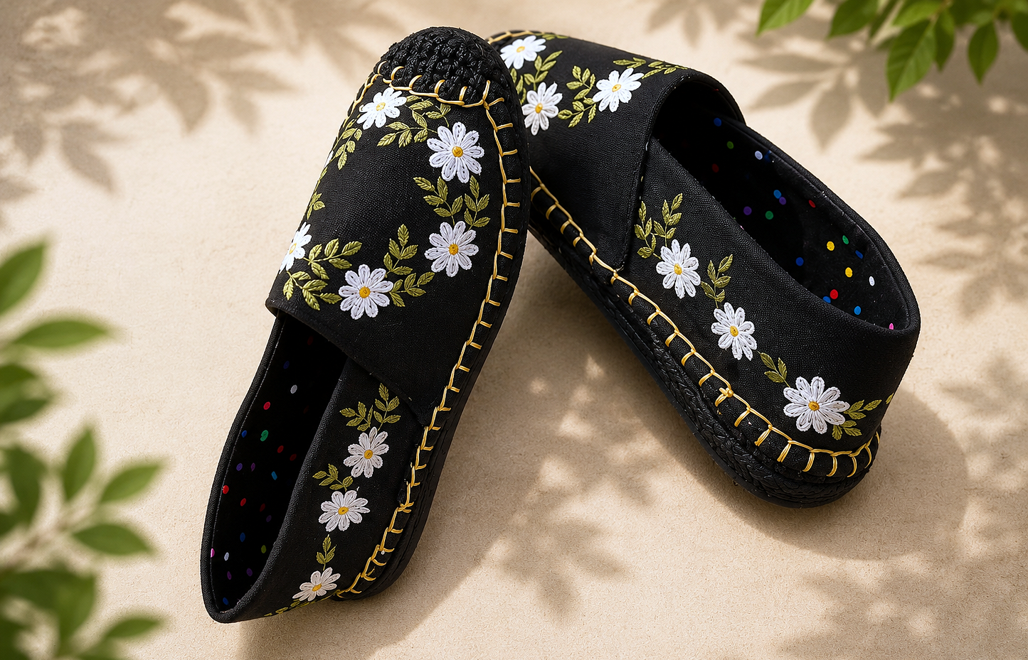 Daisy Espadrille Shoe Pattern