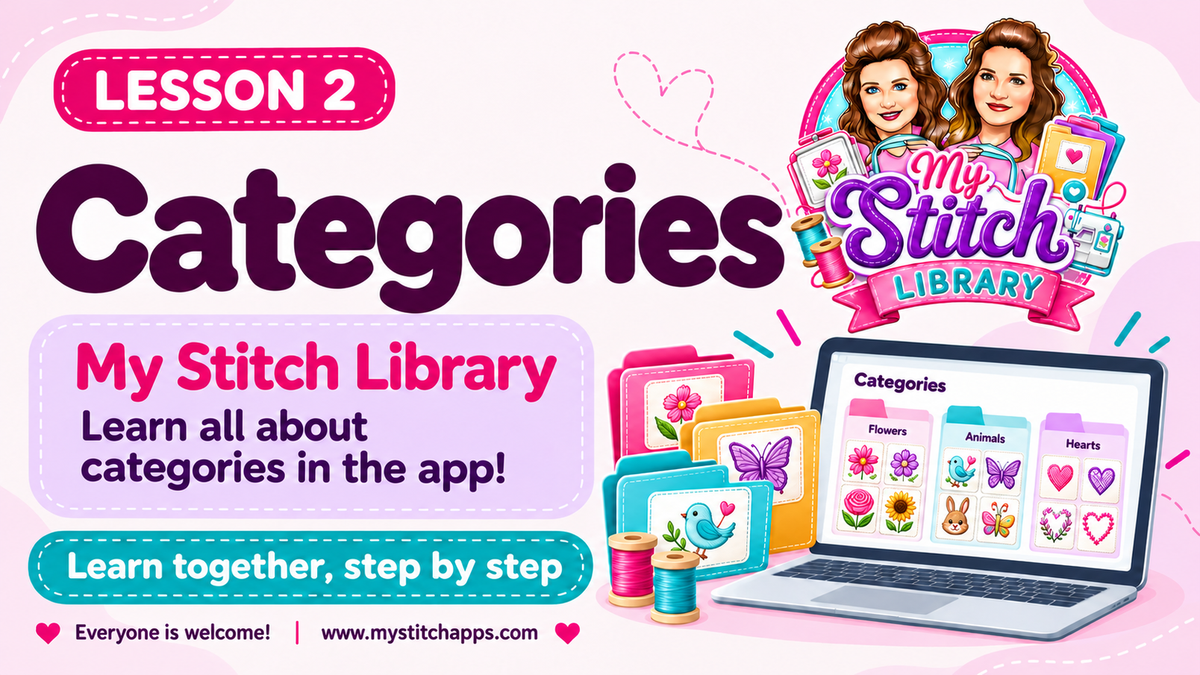 My Stitch Library Lesson 2
