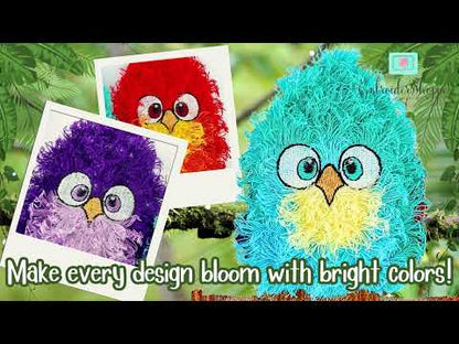 4 x 6 Funky Feathers